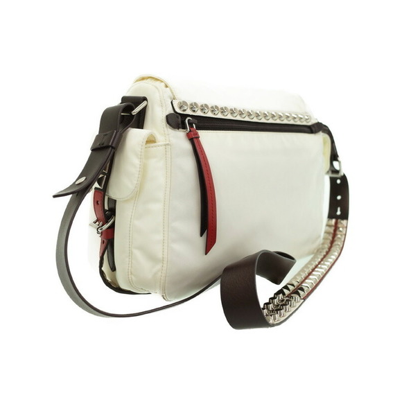 Prada Bag Studded Nylon Shoulder - Picture 1 of 9